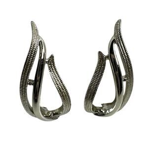 Vintage Sarah Cov Tear Drop Clip On Earrings Fashion Jewelry 8506 0C NWOT